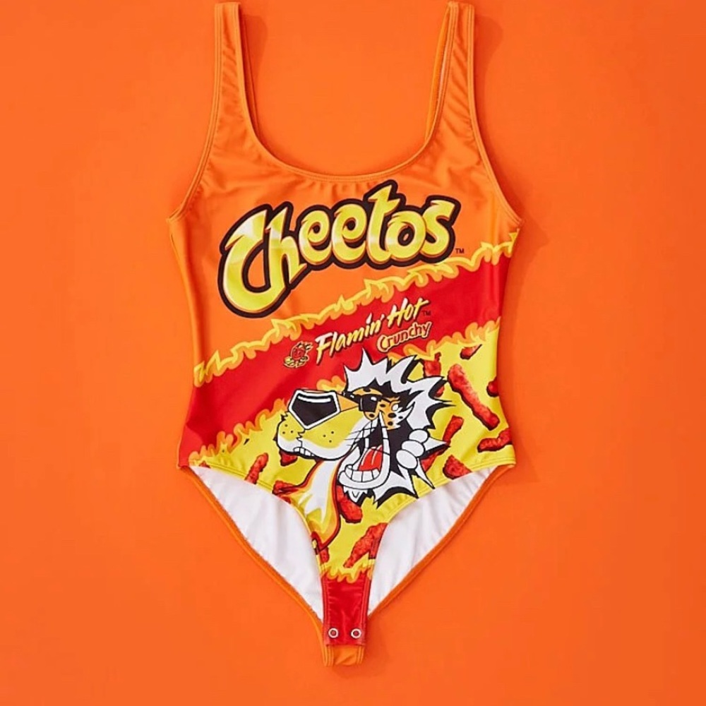 Cheetos TM Flamin’ Hot Bodysuit (Medium)
